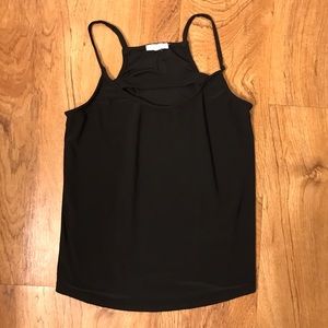 Flowy black tank